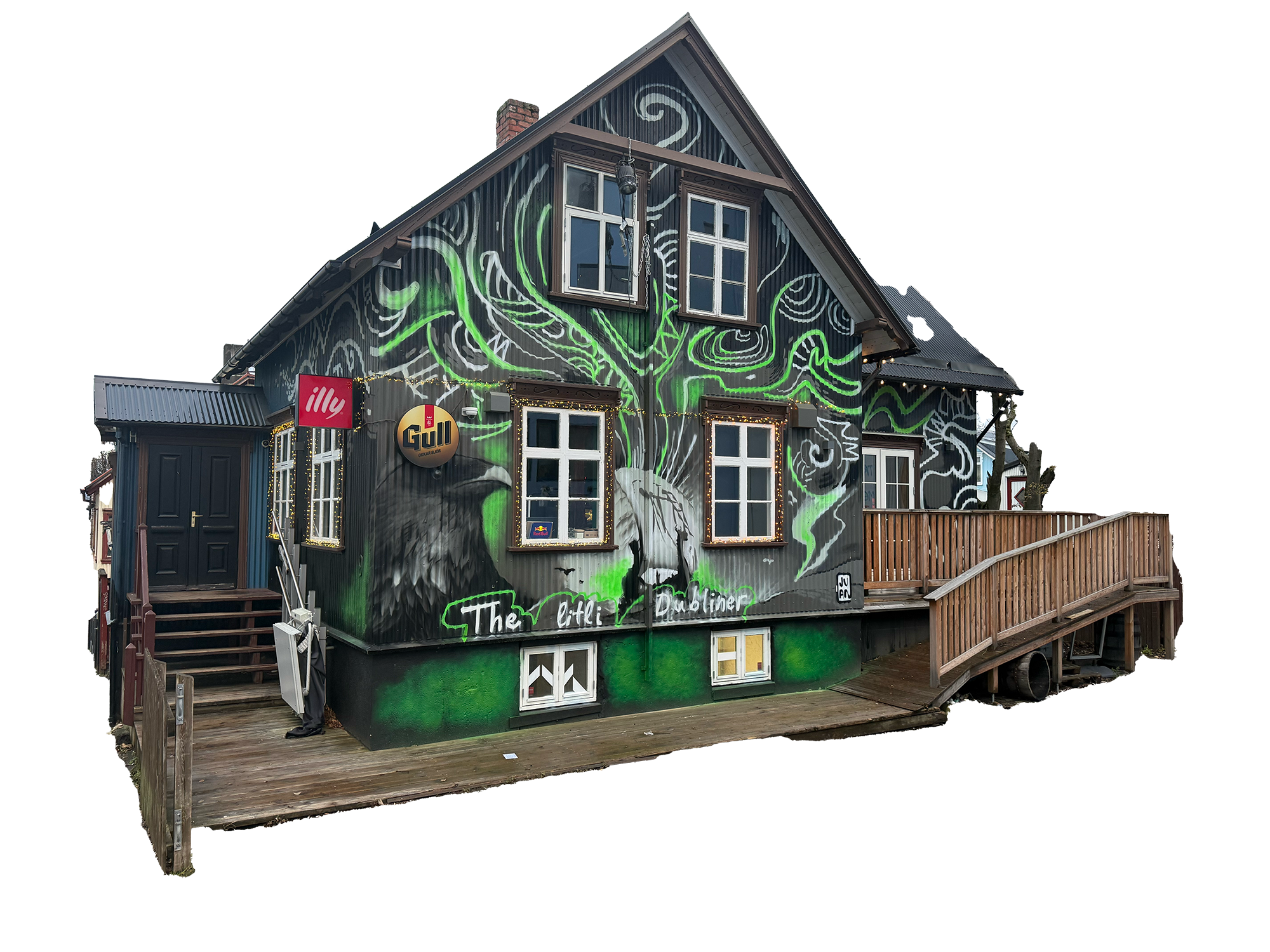 The Litle Dubliner is located at Frakkastígur 10, downtonw Reykjavík